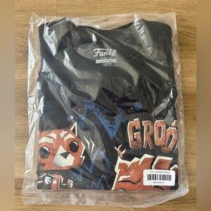 Funko Pop! Guardians of the Galaxy “Rocket & Groot” T-Shirt (Black) – Size L